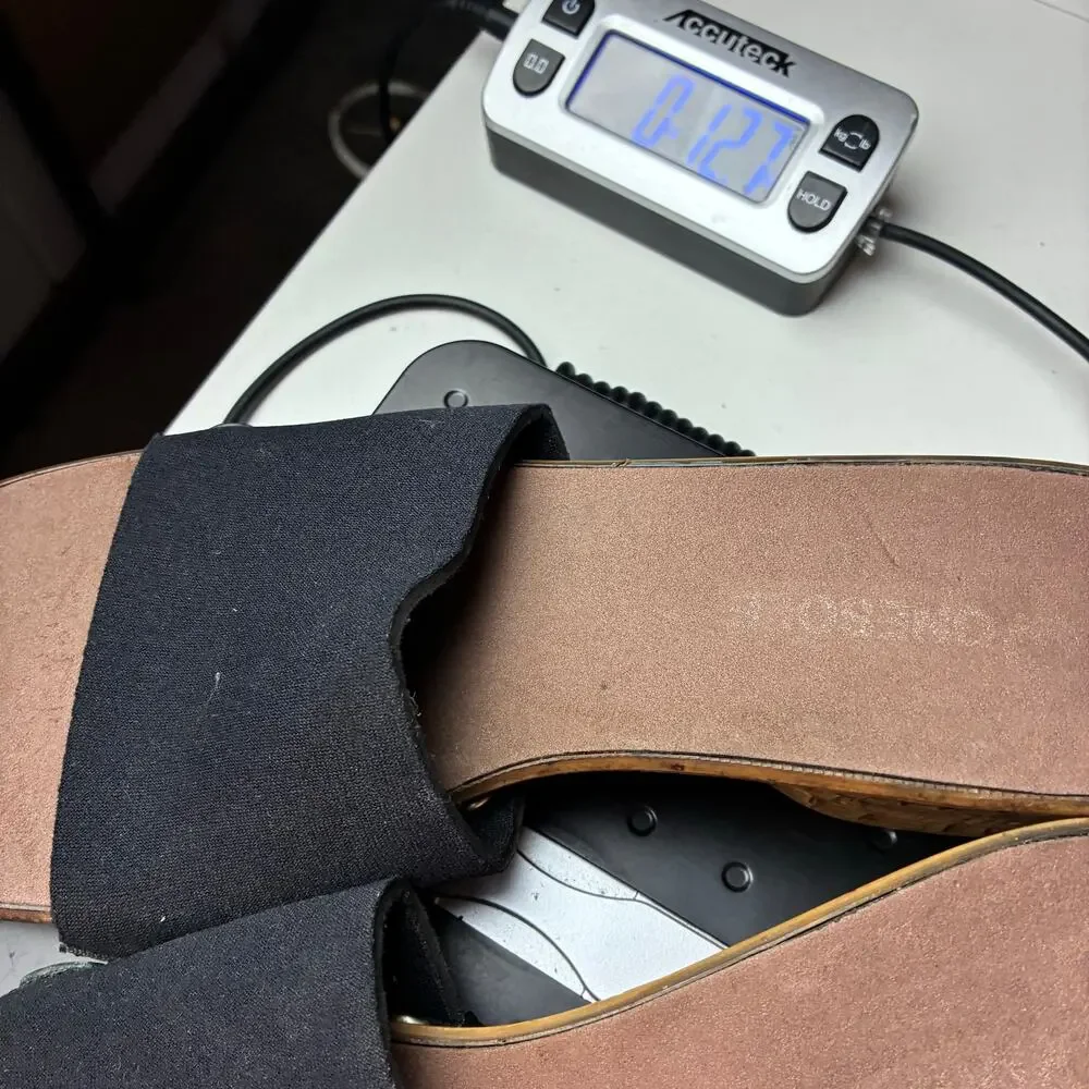 Onesole Slip On Interchangeable Sandal Womens 9 Travel Slides Black Cork Y2K 90s